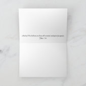 Bumble Bee Wildblume Scripture Card John 1:16 Karte (Innenseite)