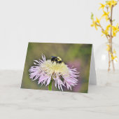 Bumble Bee Wildblume Scripture Card John 1:16 Karte (Gelbe Blume)