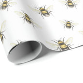 Bumble Bee Wrapping Paper Gift Wrap Geschenkpapier (Rolleneckpunkt)