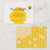 Bumble Bee Yellow Baby Dusche Windelwanne Windelwa Begleitkarte (Vorne/Hinten)