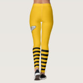 Bumble Bee yellow Leggings (Rückseite)