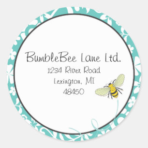 Bumble Bevor Fevor Sticker oder Adressetikett