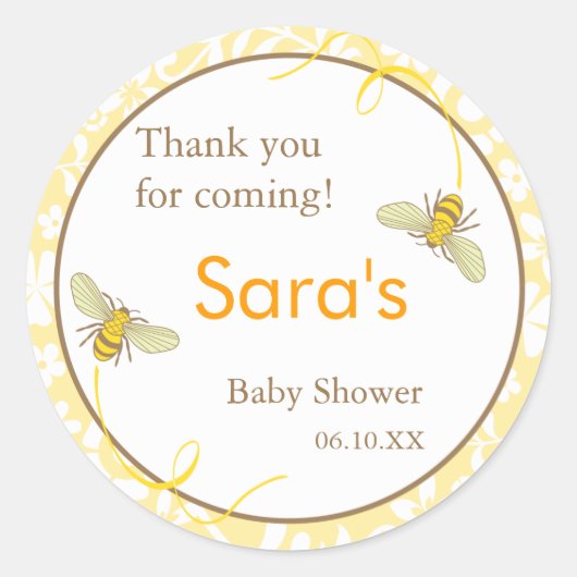 Bumble Bevor Fevor Sticker oder Adressetikett (Vorderseite)