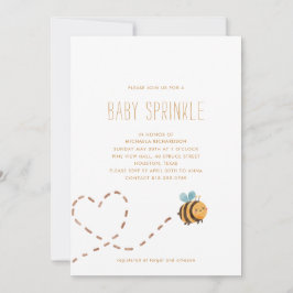BUMBLE BIE MODERN MINIMAL BABY SPRINKLE | EINLADUNG