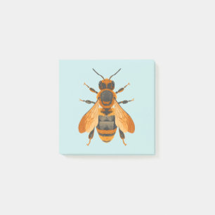 Bumble Biene im antiken Stil - Vintag Inspiriert Post-it Klebezettel