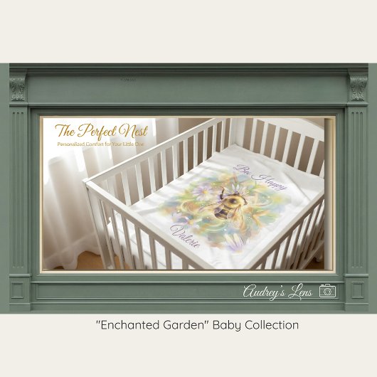 Bumblebee Baby Blanket | Nature Gift Fleecedecke