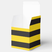 Bumblebee Black Yellow Horizontal Lines Bumble Bee Geschenkschachtel (Geöffnet)