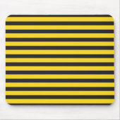 Bumblebee Black Yellow Horizontal Lines Bumble Bee Mousepad (Vorne)