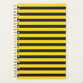 Bumblebee Black Yellow Horizontal Lines Bumble Bee Planer (Vorderseite)