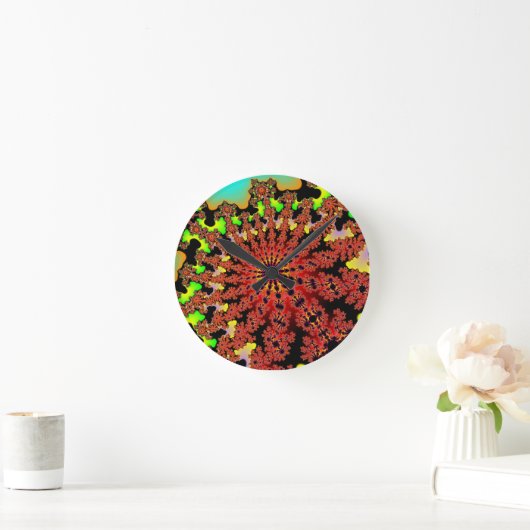 Bumblebee Burst Runde Wanduhr (Zuhause)