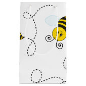 Bumblebee Flying Yellow Black Bumble Bee Kleine Geschenktüte (Vorderseite)