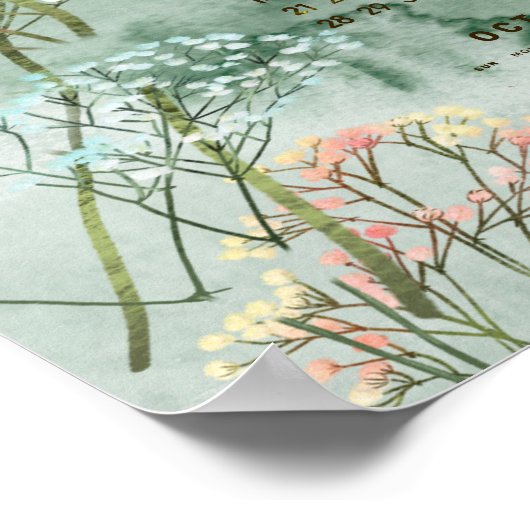 Bumblebee Kalender Größeres Poster (Ecke)