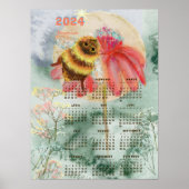 Bumblebee Kalender Größeres Poster (Vorne)