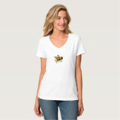 BumbleBee mit Pollen T-Shirt (Vorderseite Vollansicht)