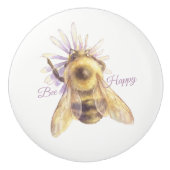 Bumblebee Nursery Knob | Nature Drawer Pull Keramikknauf (Vorderseite)