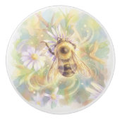 Bumblebee Nursery Knob | Nature Drawer Pull Keramikknauf (Vorderseite)