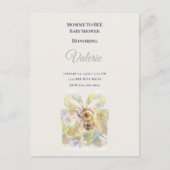 Bumblebee Nursery | Whimsical Garden Einladungspostkarte (Vorderseite)