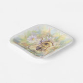 Bumblebee Nursery | Whimsical Garden Pappteller (Gewinkelt)