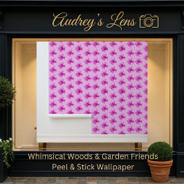 Bumblebee on Pink Cosmos Flower Tapete