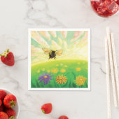 Bumblebee on the Horizon Serviette (Beispiel)