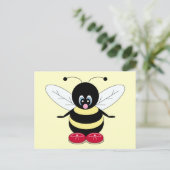 BumbleBee Postkarte (Stehend Vorderseite)