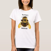 BumbleBee Queen Bee fotografisch T-Shirt (Vorderseite)