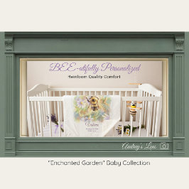 Bumblebee Sherpa Baby Blanket | Nature Gift Sherpadecke