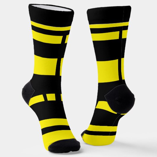 Bumblebee socks socken (Gewinkelt)