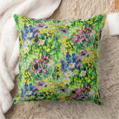 BUMBLEBEE und Blume Kissen (Decke)