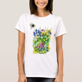 BUMBLEBEE und Blume T - Shirt