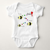 Bumblebeez Baby Strampler (Vorderseite)