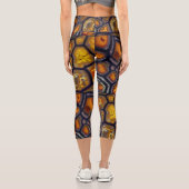 Bumblebejasper Capri Leggings (Rückseite)