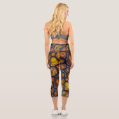 Bumblebejasper Capri Leggings (Rückseite)