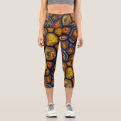 Bumblebejasper Capri Leggings (Vorderseite)