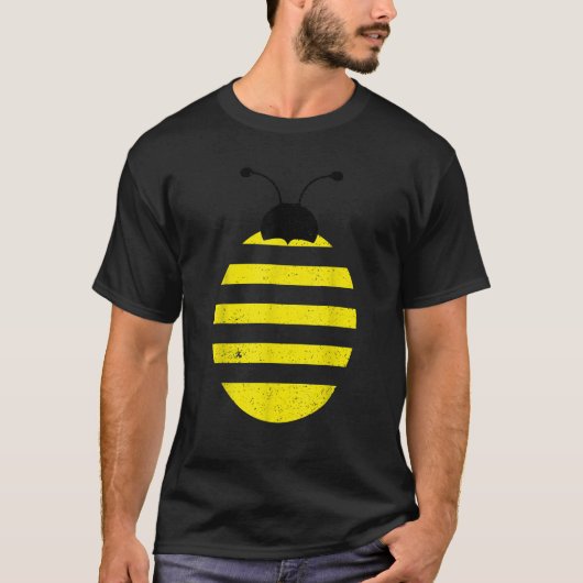 Bumblebekostüm Funny Halloween Bee Gift T-Shirt (Vorderseite)