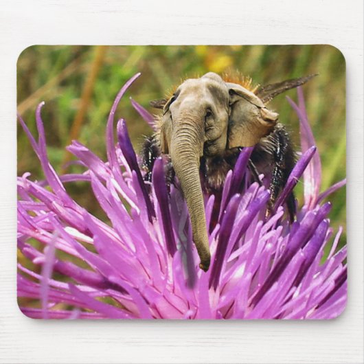 Bumblephant mousepad (Vorne)