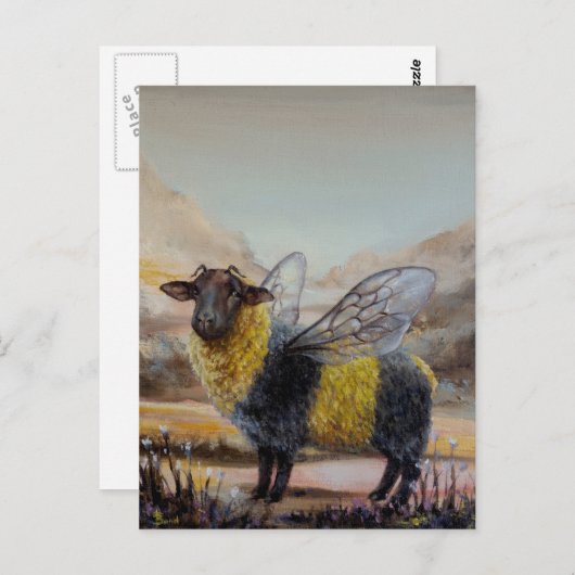 Bumblesheep Postkarte (Vorne/Hinten)