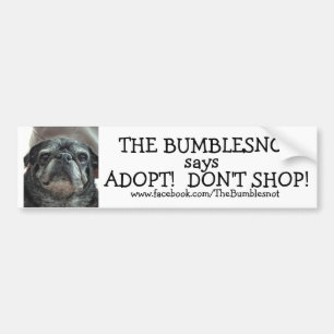 Bumblesnot Autoaufkleber: Adoptieren Sie! Kaufen Autoaufkleber