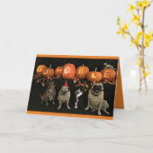 Bumblesnot: Halloween-Karte Karte (Gelbe Blume)