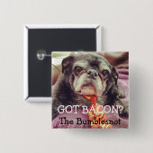 Bumblesnot Knopf: Got Speck? Button (Vorne & Hinten)