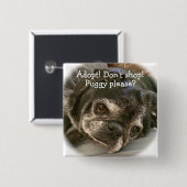 Bumblesnot Knopf: Puggy bitte? Button (Vorne & Hinten)