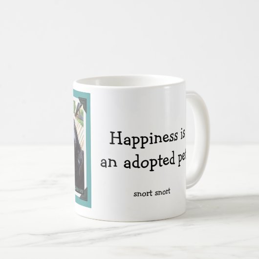 Bumblesnot Tasse: Glück ist ein adoptiertes Kaffeetasse (VorderseiteRechts)