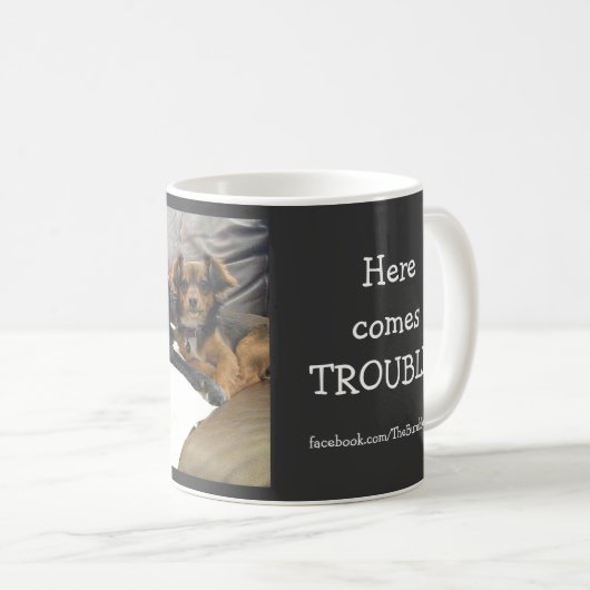 Bumblesnot Tasse: Kommt hier Problem Kaffeetasse (VorderseiteRechts)