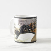 Bumblesnot Tasse: Kommt hier Problem Kaffeetasse (Vorderseite Links)