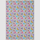 Bumbling Butterflies in Fresh Air DC Seidenpapier (Vorderseite)