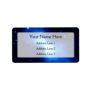 Bumerang-Nebelfleck (Hubble Teleskop) Adressaufkleber