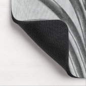 Bumerang und geformte Vereine des Bumerangs Mousepad (Ecke)