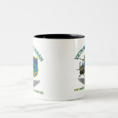 Bumerangs Vietnam (Crew-Flügel 2) Zweifarbige Tasse (Mittel)