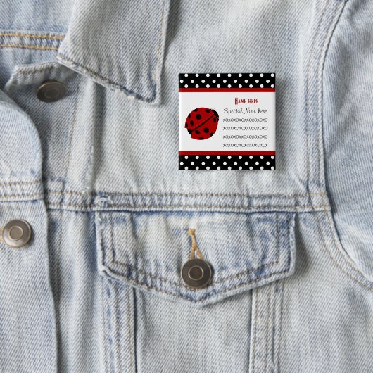 Bummelt kundengerechten Knopf Button (Beispiel)