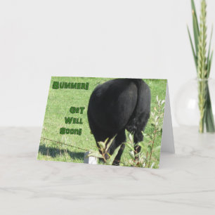 Bummer-Get Well bald Karte